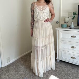 Bohemian Free People Maxi Dress